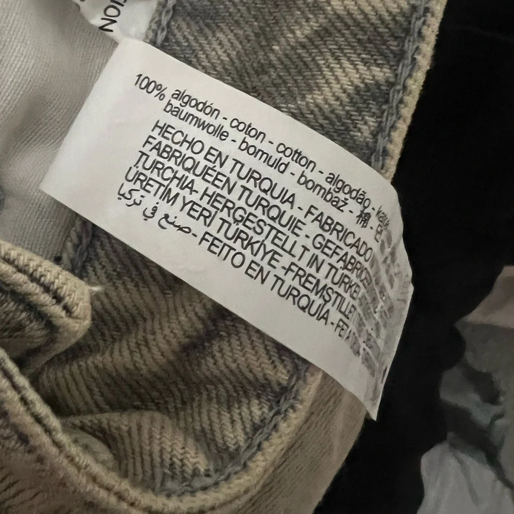 Zara Women's Overdyed Frayed Denim Mid Rise A-line Midi Skirt Size M - Picture 7 of 7